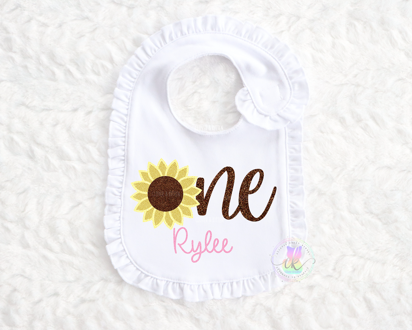 Sunflower First Birthday, Sunflower Bib, Girls First Birthday, Fall Birthday