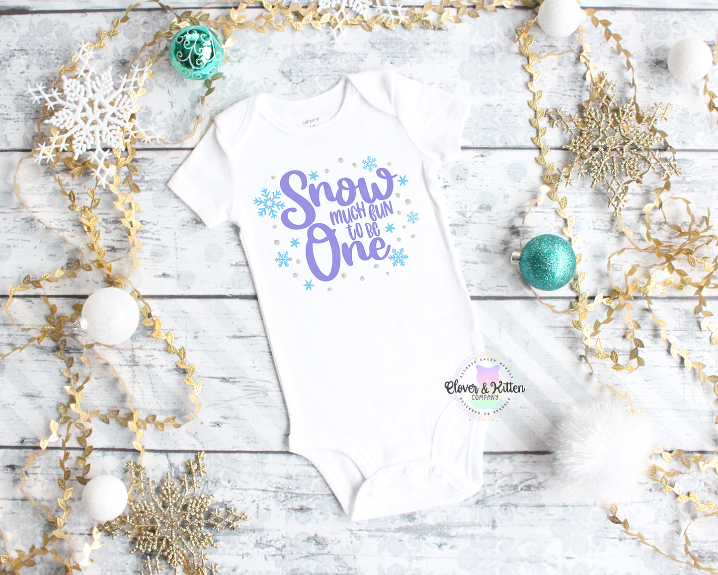 Snow Much Fun To Be One First Birthday Outfit