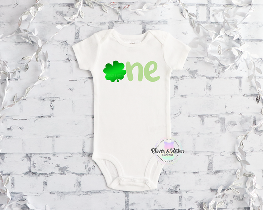 St Patrick's Day First Birthday Outfit