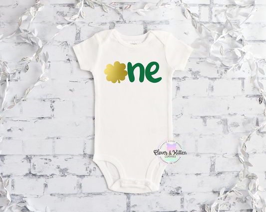 St Patrick's Day First Birthday Outfit
