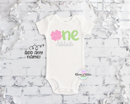 Four Leaf Clover First Birthday Outfit