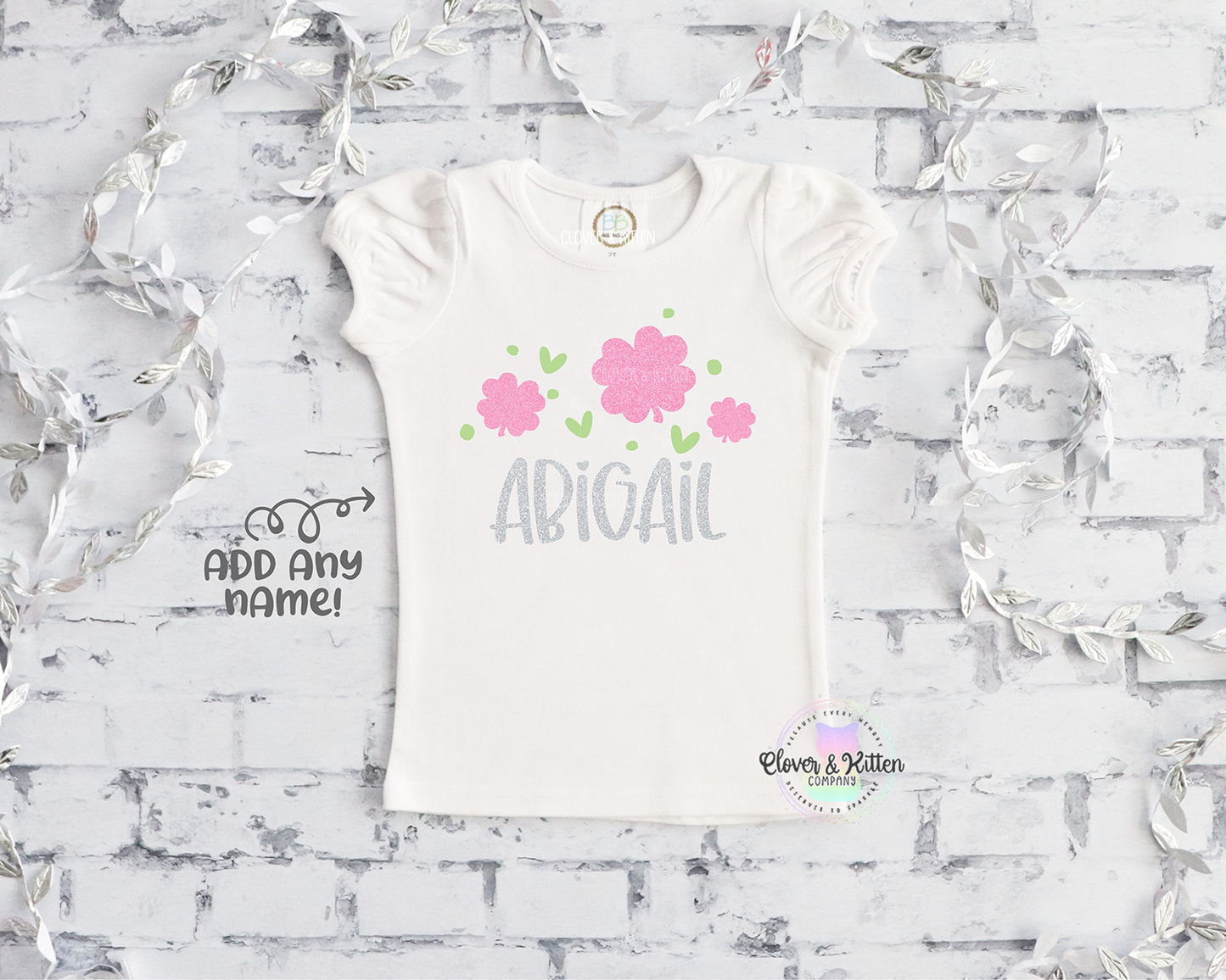 Four Leaf Clover Personalized Tee