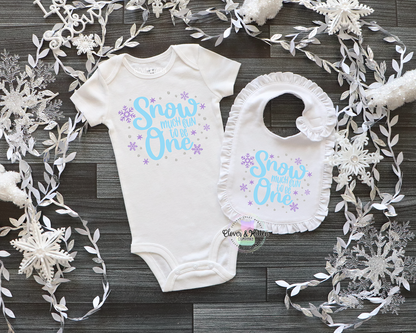 Snow Much Fun To Be One Outfit, Winter First Birthday, Snowflake Birthday, Baby Girl 1st Birthday