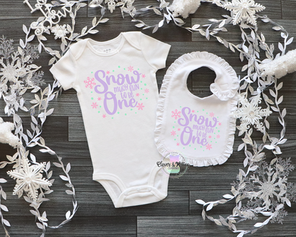 Snow Much Fun To Be One Outfit, Winter First Birthday, Snowflake Birthday, Baby Girl 1st Birthday