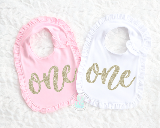 First Birthday Bib