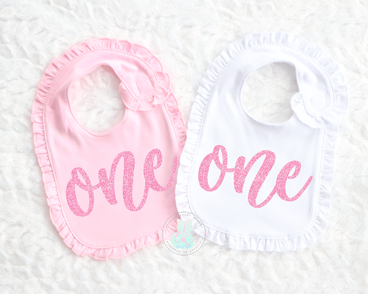 First Birthday Bib